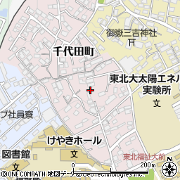 伊勢神明社周辺の地図