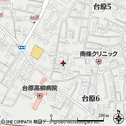 セザール台原周辺の地図