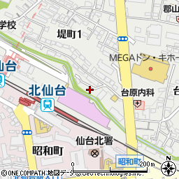 宮城県仙台市青葉区堤町1丁目2-47周辺の地図