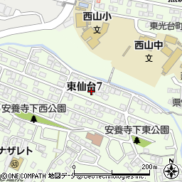 東仙台クリーンセンター周辺の地図