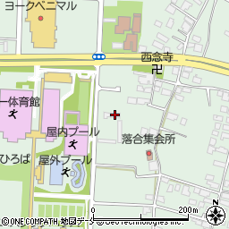 山形県山形市落合町175-2周辺の地図