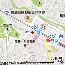 ツルハドラッグ北仙台駅前店周辺の地図