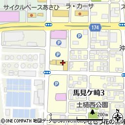 日産プリンス山形販売馬見ヶ崎店周辺の地図