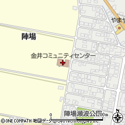 山形市金井コミュニティセンター周辺の地図