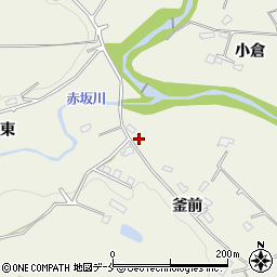 宮城県仙台市青葉区芋沢釜前周辺の地図