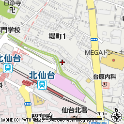 株式会社北羽新報社　仙台支社周辺の地図