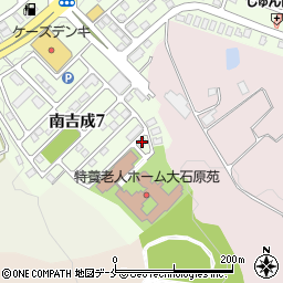 大石ケ原会　南吉成はつらつ館周辺の地図