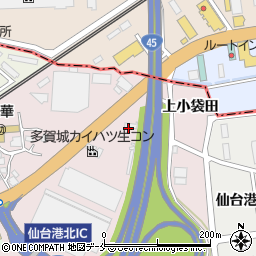 ファブリカ仙台東店周辺の地図