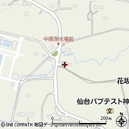宮城県仙台市青葉区芋沢（花坂上野原）周辺の地図
