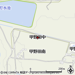 宮城県仙台市青葉区芋沢甲野田中周辺の地図