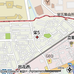中野栄ＣＲＥＳＣＥＮＴ大坪周辺の地図