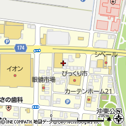 カメイ株式会社　山形支店周辺の地図