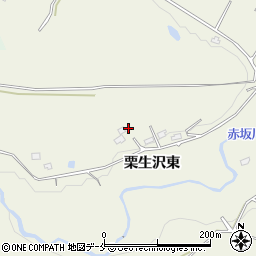 宮城県仙台市青葉区芋沢栗生沢東周辺の地図