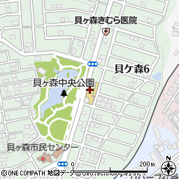 うさちゃんクリーニング　生協貝ヶ森店周辺の地図
