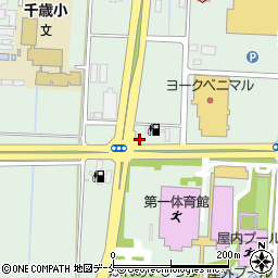 セブンイレブン山形落合店周辺の地図