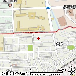 コンフォート栄Ａ棟周辺の地図