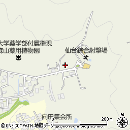 仙台綜合射撃場周辺の地図