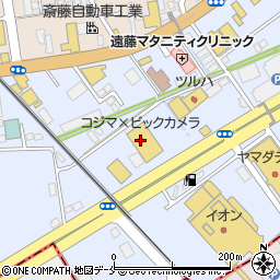 コジマ×ビックカメラ多賀城店周辺の地図