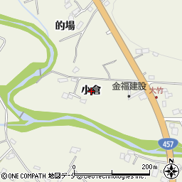 宮城県仙台市青葉区芋沢小倉周辺の地図