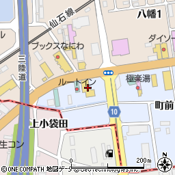 宮城トヨタ自動車カローラ多賀城周辺の地図