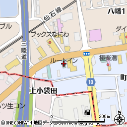 ホテルルートイン仙台港北インター周辺の地図