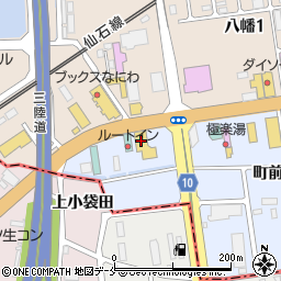 宮城トヨタ　カローラ多賀城周辺の地図