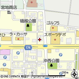 山形銀行陣場支店周辺の地図