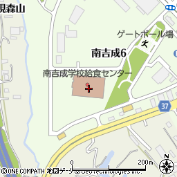 仙台市役所教育局　南吉成学校給食センター周辺の地図