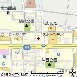 山形銀行陣場支店周辺の地図