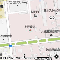 上野輸送周辺の地図