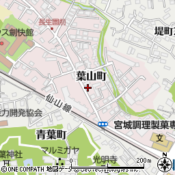 ホットハウス北仙台第５パーキング周辺の地図