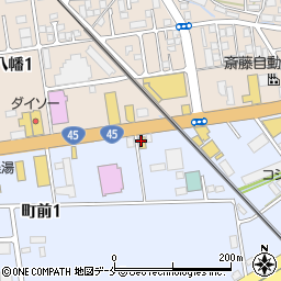 牛角 多賀城店周辺の地図