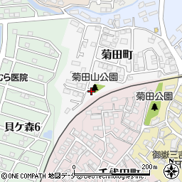 菊田山公園周辺の地図