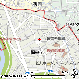 仙台市高砂西市営住宅Ｐ－１棟周辺の地図