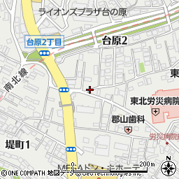 仙台ホルモン 焼肉 ときわ亭 台原店周辺の地図