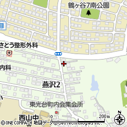仙台ルーフ工業周辺の地図