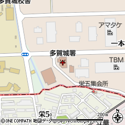 多賀城消防署周辺の地図
