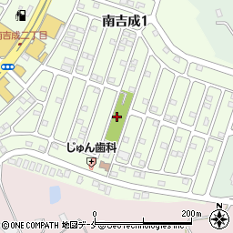 南吉成二丁目公園周辺の地図