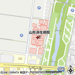 山形済生病院（済生会支部山形県済生会）周辺の地図