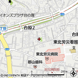 三菱信託銀行仙台台原寮周辺の地図