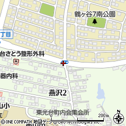 鶴ヶ谷東光台団地前周辺の地図