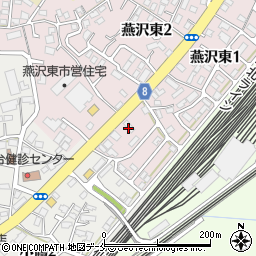 東京鋪装工業株式会社　東北支店周辺の地図