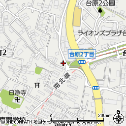 宮城県仙台市青葉区堤町3丁目2-52周辺の地図