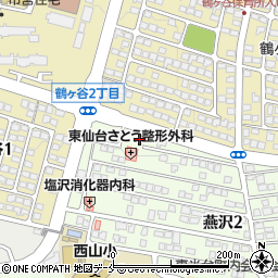 アップル薬局　鶴ヶ谷店周辺の地図