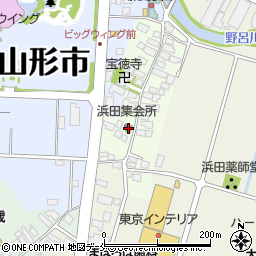 浜田集会所周辺の地図