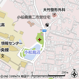 小松島公園周辺の地図