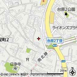 宮城県仙台市青葉区堤町3丁目2-46周辺の地図