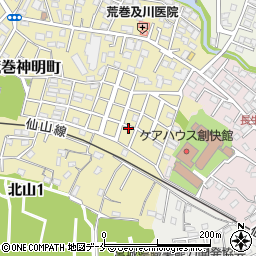 敬亘社周辺の地図