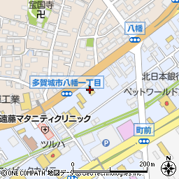 マクドナルド多賀城店周辺の地図