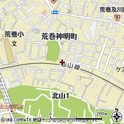 ＥＸＡ仙台北山周辺の地図